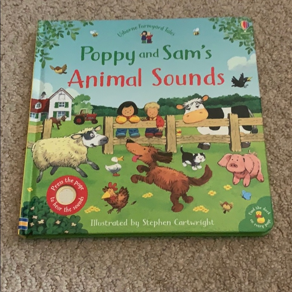 Poppy & Sam’s sound book - farm animals
